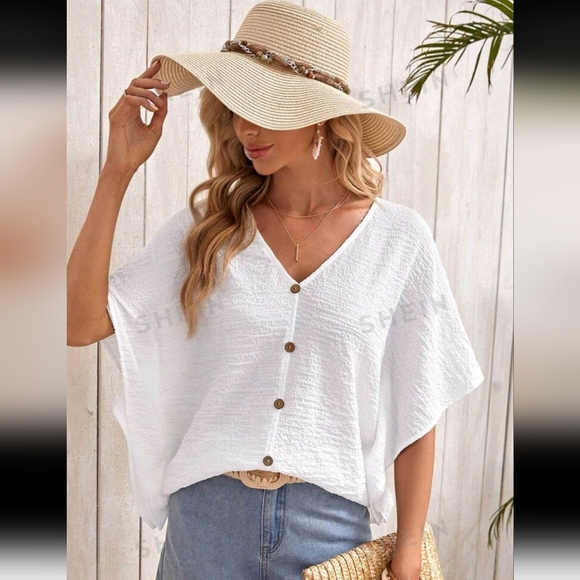 White flowy top - Picture 1 of 3